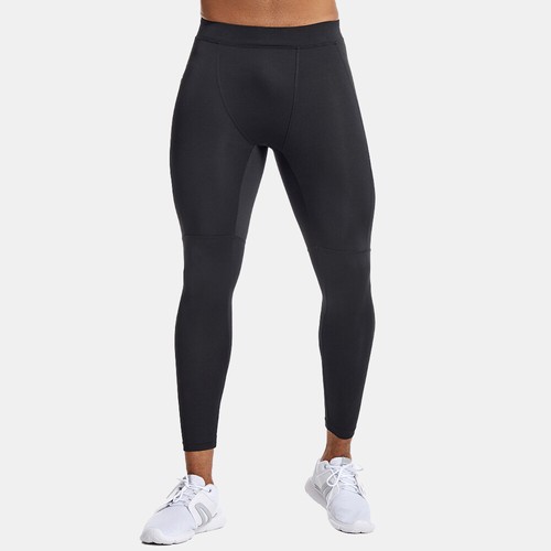 Men's Compression Skinny Trousers Sport Fitness Running Gym Leggings Long Pants - Picture 17 of 23