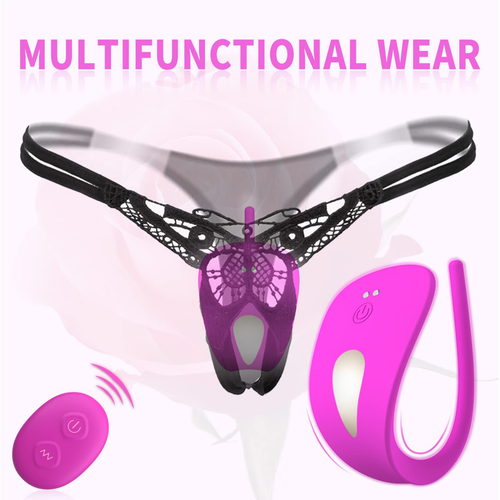 APP culotte vibrante télécommande C-String jouet rechargeable étanche sexy - Photo 1 sur 19