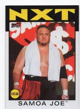 SAMOA JOE 2016 Topps Heritage WWE Base #69 Professional Wrestling Trading Card