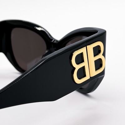NEW BALENCIAGA BB0322S 002 CAT EYE BLACK WOMEN SUNGLASSES | eBay display picture 1