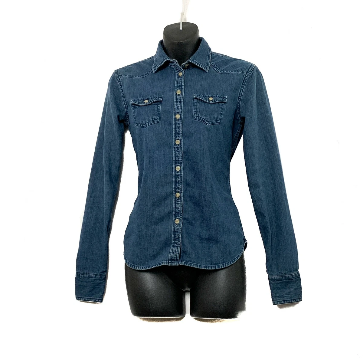 American eagle cheap denim shirt