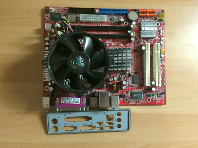 MSI Mainboard MS-7131 , CPU Intel Celeron D 346 , VGA , Kühler Lüfter Blende