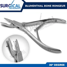 Blumenthal Bone Rongeur 30 Degree 6" Surgical Dental Instruments German Grade