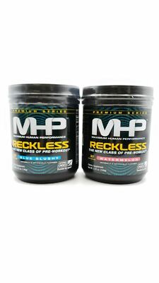 MHP RECKLESS Xtreme Pre-workout 30 Servings Watermelon or Blue Slushy
