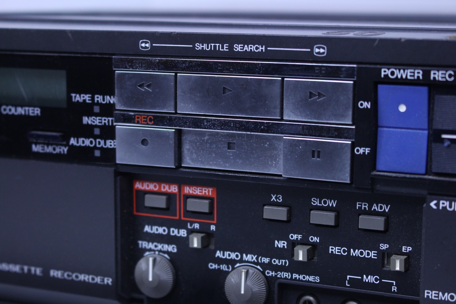 JVC BR6200U VCR VHS PROFESSIONAL Edit Video Cassette Recorder DECK P