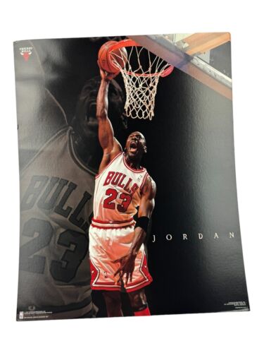 RARE MICHAEL JORDAN 1997 20" x 16" affiche NBA Costacos Bros 8364 - Photo 1 sur 18