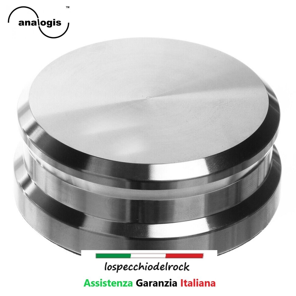 ANALOGIS 8131 - Clamp Stabilizzatore per giradischi professionale - peso 760 gr