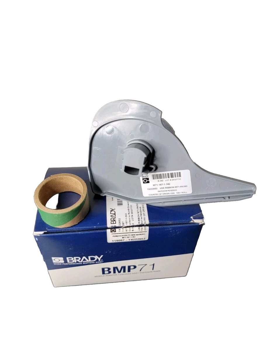 Brady BMP71 Wire Marker Sleeves M71-187-1-342 (100/Roll) | eBay 