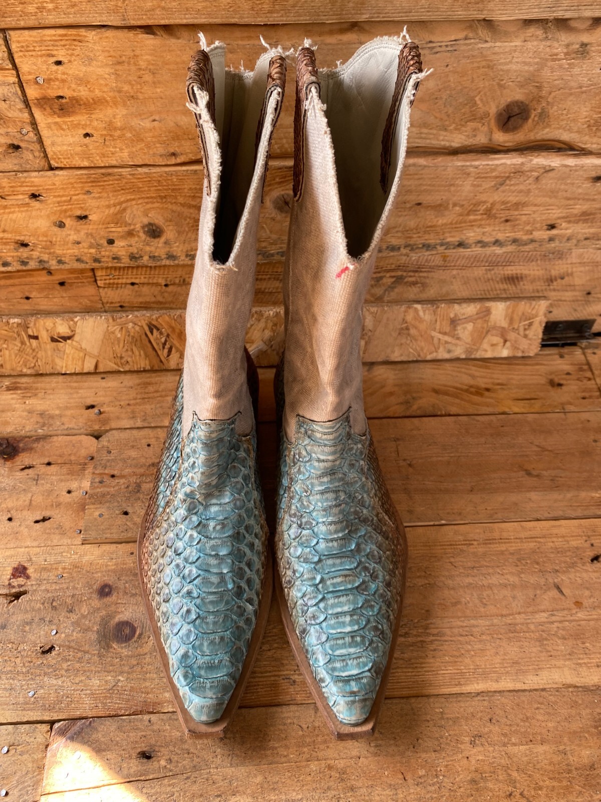 Roberto cavali western cowboys python  exotic, sn… - image 2