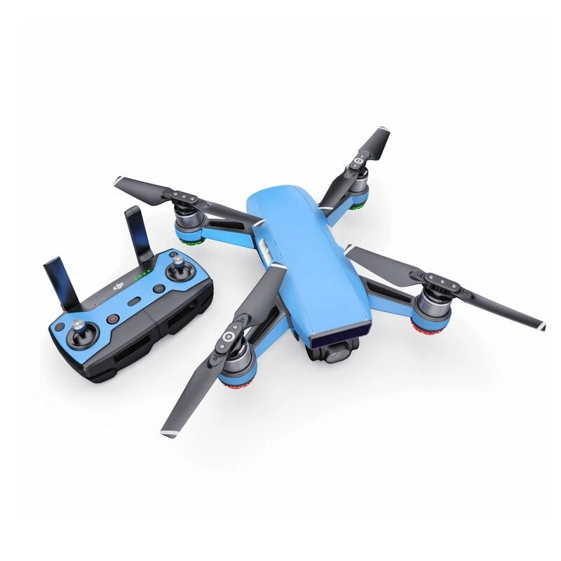 DJI Spark Wrap Solid Blue Sticker Skin Decal eBay