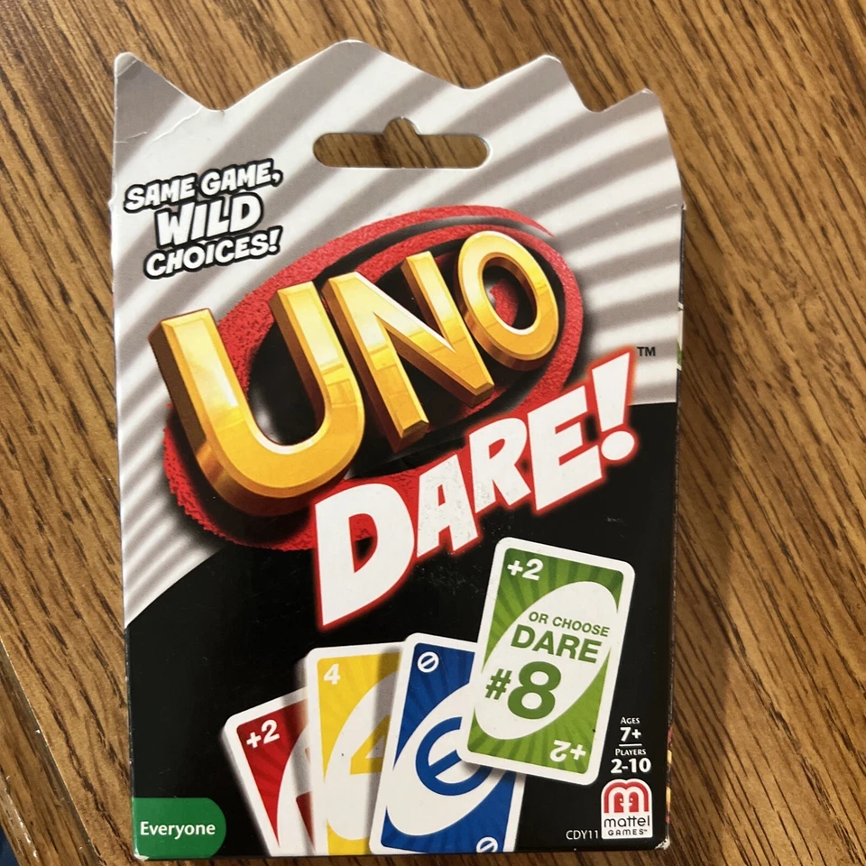 Mattel UNO DARE Card Game ~ 2-10 Players ~ 7+ ~ #CDY11 ~ Excellent Condition - Image 3 of 4
