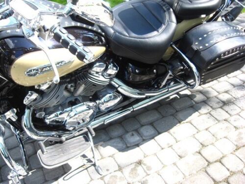 YAMAHA XVZ1300 Royal Star - Garde sacoche de selle arrière chromée - Photo 5 sur 5