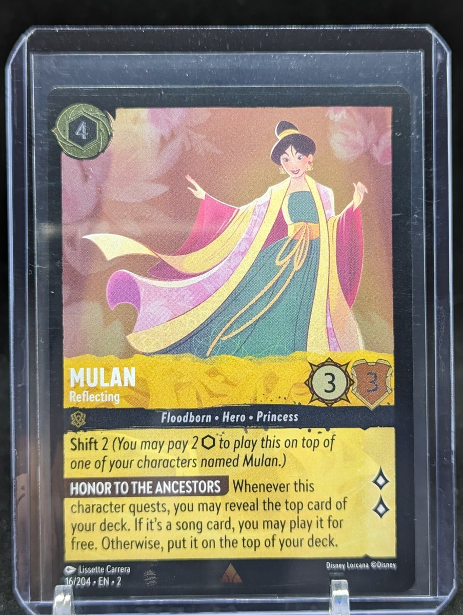 Disney Lorcana Mulan rare foil