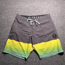 Vissla Shorts Mens 32 Swim Trunks Boardshorts Surf Skate Stretch  Drawstring