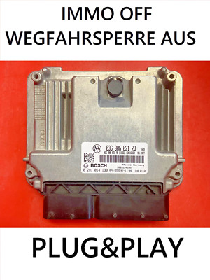 IMMO OFF / PLUG&PLAY PASSAT B6 1.9 TDI BLS 0281014139 03G906021RQ  /Fast Courier