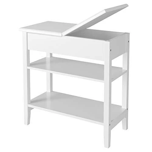 HOMECHO End Table Flip Top Side Table