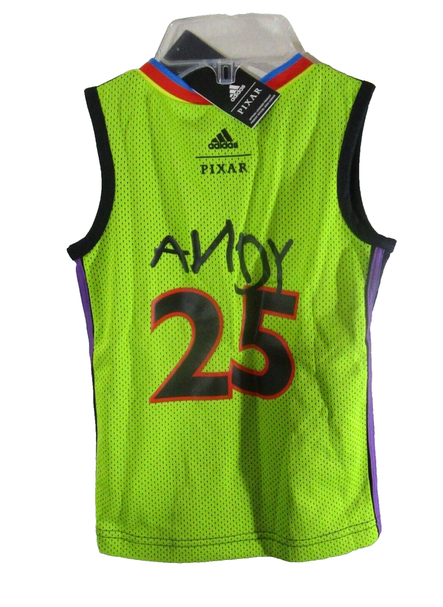 NWT Adidas Toy Story Andy Pizza Planet Pixar Toddler Basketball