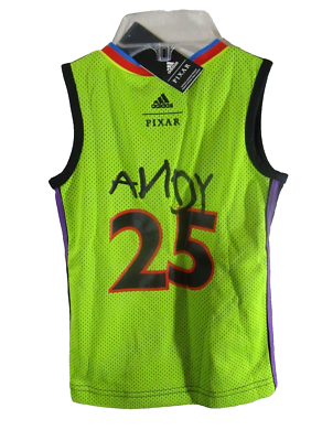 NWT Adidas Toy Story Andy Pizza Planet Pixar Toddler Basketball - Main Image