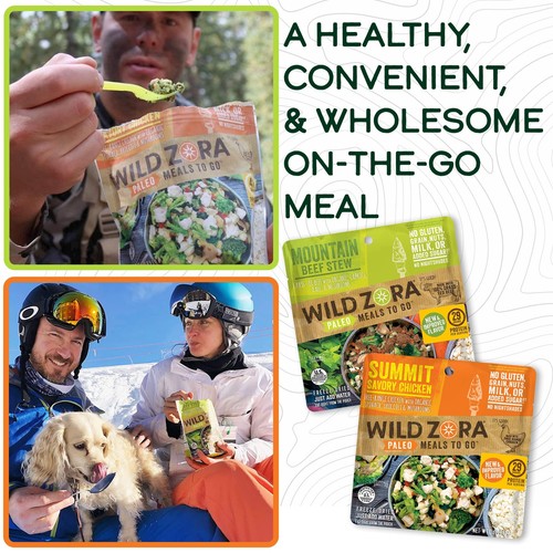 Wild Zora Paleo Freeze Dried Meals for Backpacking & Camping - Healthy Gluten... - Picture 7 of 7