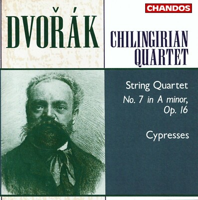 Dvorak: String Quartet No. 7 in A minor, Op. 16 / Cypresses (CD, 1991, Chandos)