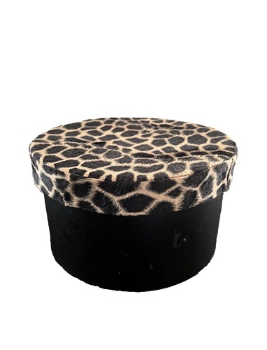 Miss Alice Black Faux Fur Hat With Harold Minneapolis Box  display picture 3