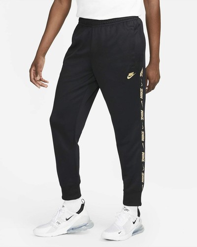 Pantalone acetato Uomo Nike Sportswear DQ1934-010 nero-oro | eBay
