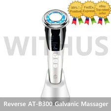 Reverse AT-B300 Galvanic Massager High Frequency Vibration Cleanser Skin Care_