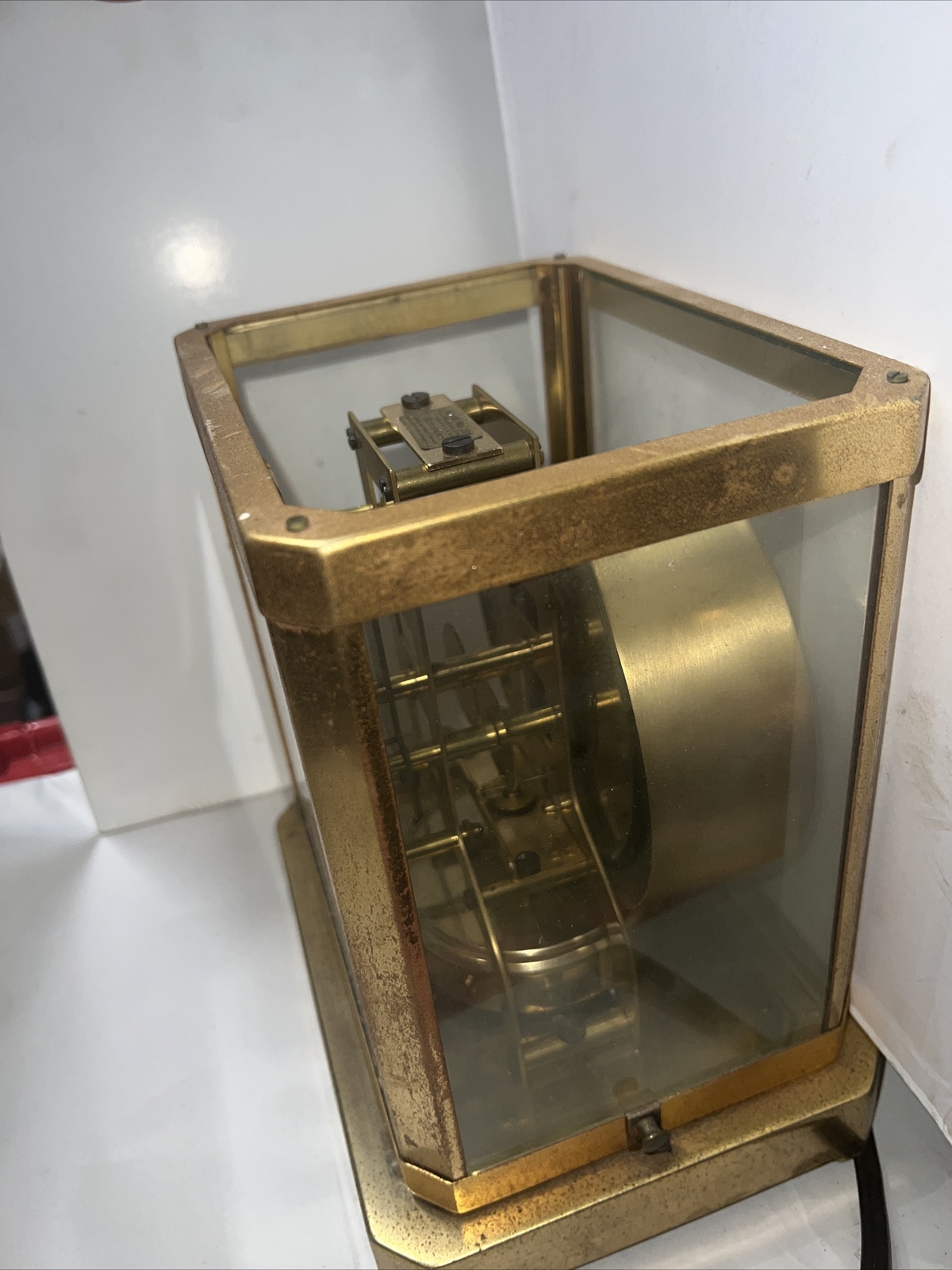 Mastercrafters Atmos Style Electric Clock Beautiful For Parts Or Not