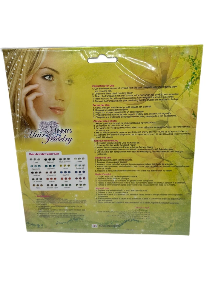 3 Packung 96 Haar Diamanten Juwelen Schwimmend Kristalle Aufbügeln Edelsteine - Bild 2 von 2