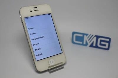 Apple iPhone 4S 16GB weiss ( aus Kundenretoure / TRADE-IN ) DEFEKT Bastler #D5 - Bild 1 von 3