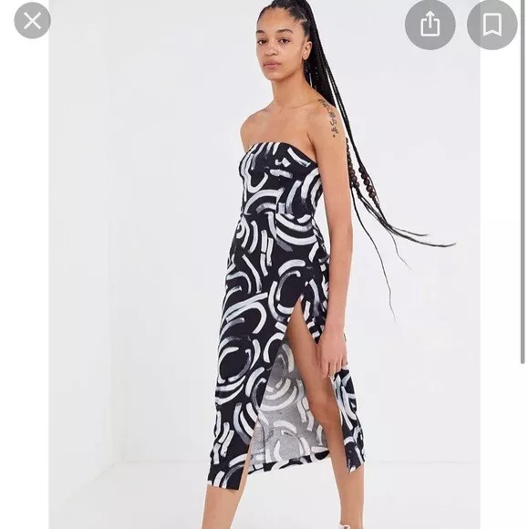 Uo black cheap dress