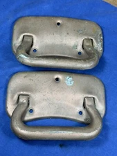 Vintage NO-PINCH HANDLES Carpenter's Chest, Wood Trunk, Complete, Working!