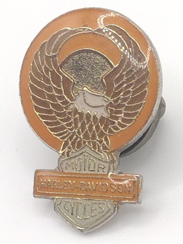 Vintage Harley Davidson Eagle Classic Logo Metal Pin - Picture 3 of 4