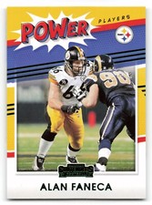 2021 Panini Contenders - Power Players Emerald  #PP-AFA ALAN FANECA Steelers !!!