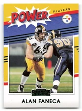 2021 Panini Contenders - Power Players Emerald  #PP-AFA ALAN FANECA Steelers !!!