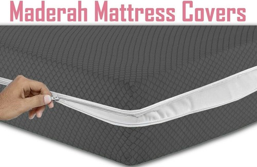 Zipped Mattress Cover Protector ANTI BED BUG Total Encasement Single Double King - Picture 6 of 12