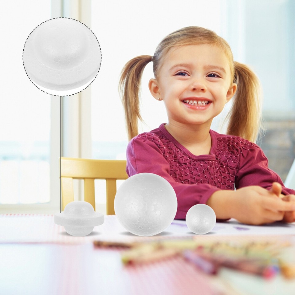 20 Pcs Solar System Model Making Kit Kids Foams Ball Round Balls DIY