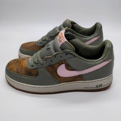 Nike Air Force 1 Premium 'Classic Olive Pink Ice' Green Size 12 308038-361  2005 | eBay