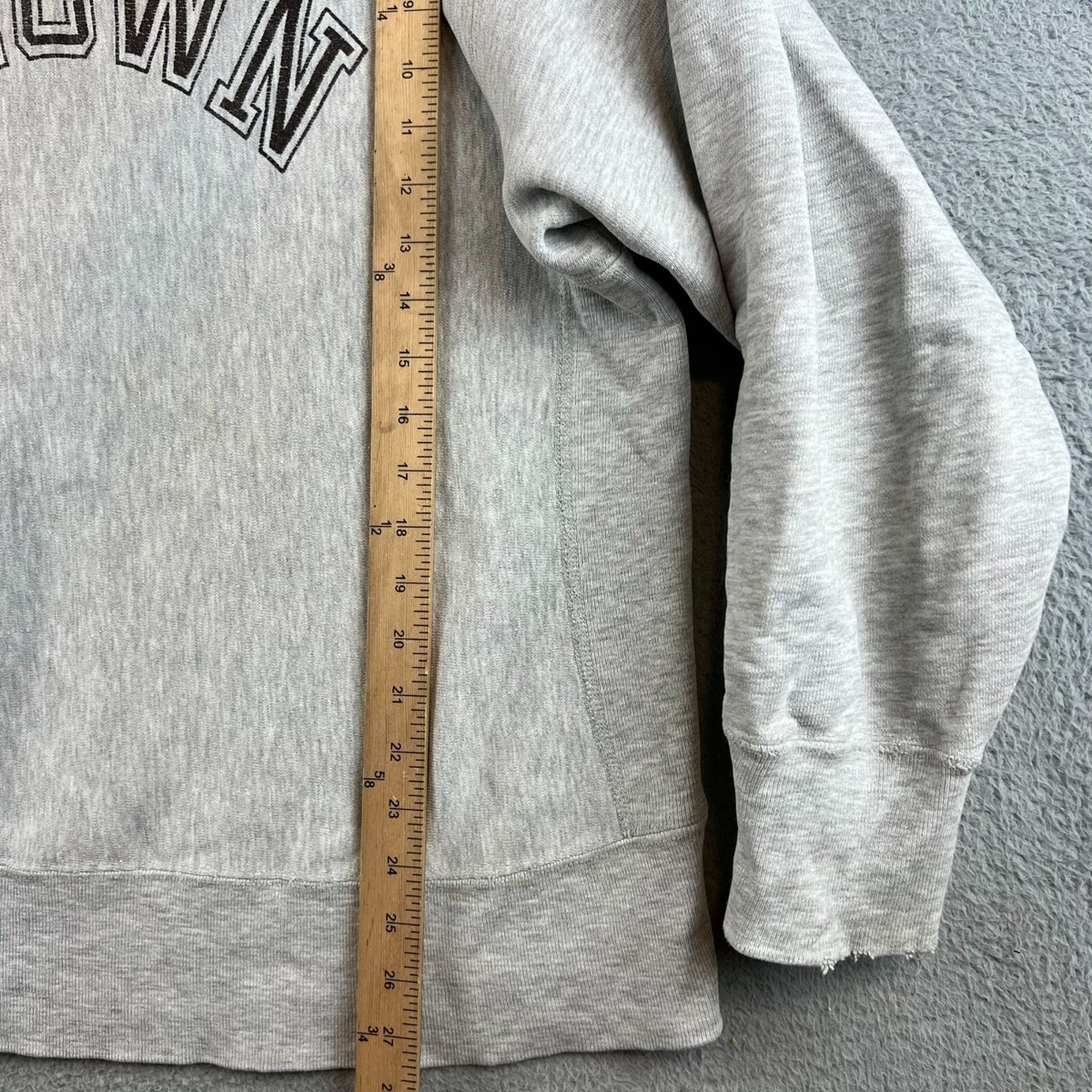 Vintage 80s Champion Reverse Weave Brown University Sweatshirt 