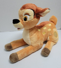 Bambi Plush 11"x14" Disney Store Authentic Original Embroidered Eyes  Spots
