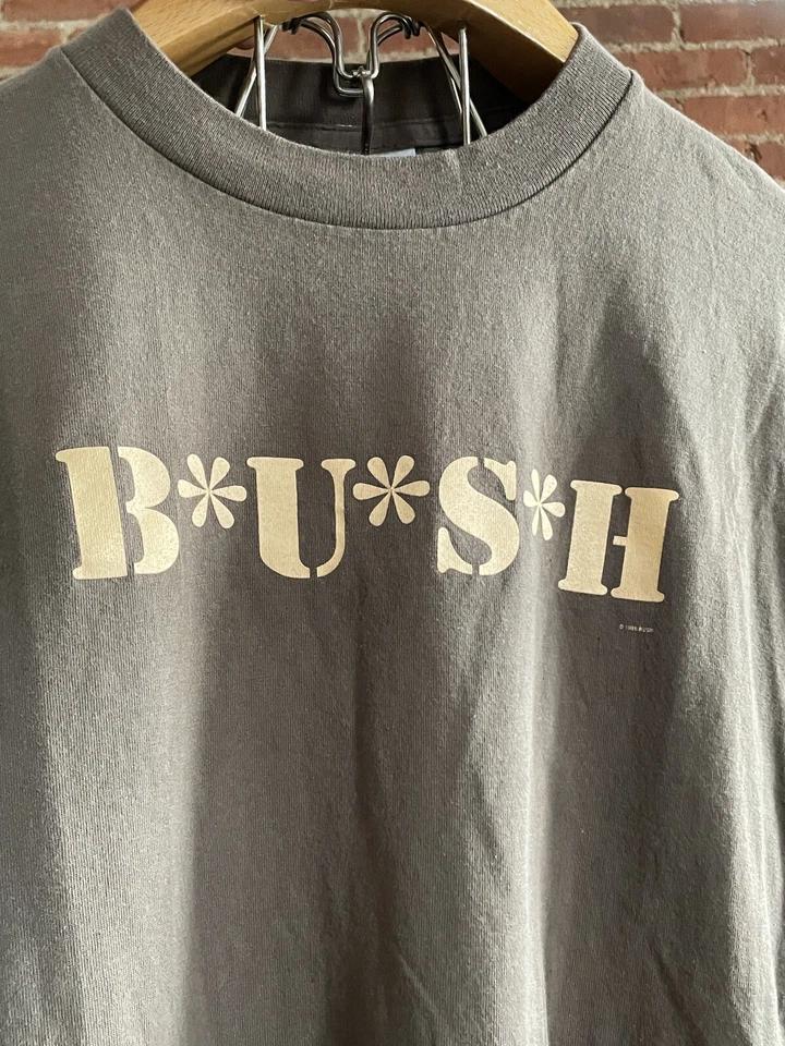 Camiseta vintage 1995 Winterland Bush M*A*S*H HECHA EN EE. UU. PUNTADA ÚNICA Foto 2 de 4