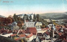 A118 Germany 1913 Stolberg i Harz General View vintage postcard