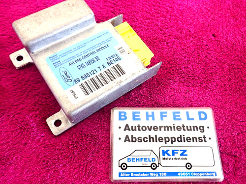 🔹Ford Ka 1️⃣ RB Steuergerät Airbag ❎41tkm 👍TOP ANGEBOT⭐⭐⭐⭐⭐ 97KG14B056BB