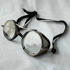 Safety Glasses Classic Steampunk Side Shields Very Rare Vintage 1900s Original