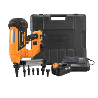 20 Volt Cordless & Brushless Concrete Nailer Kit   750 Shots/Charge *MfrDirect*