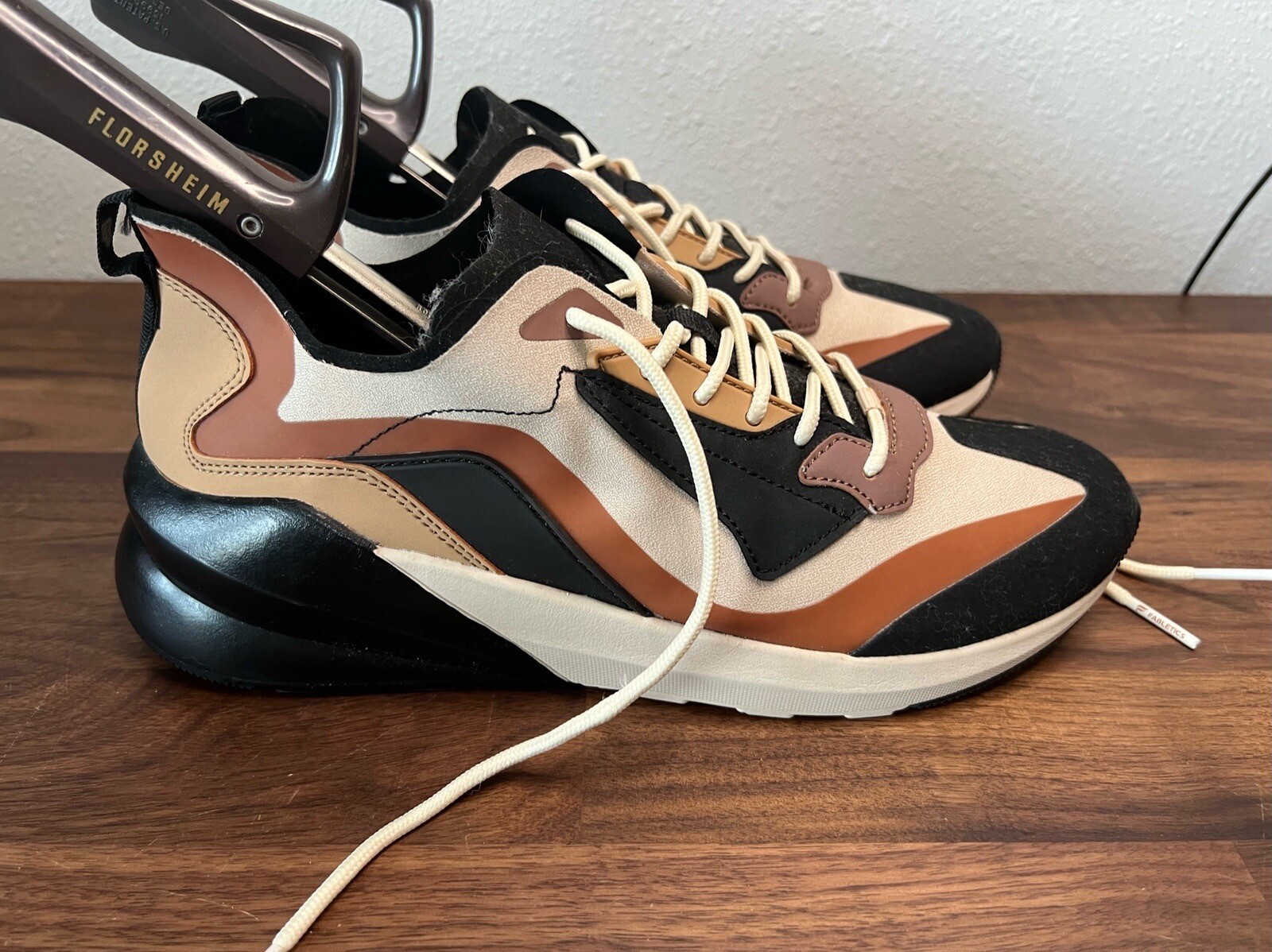 Fabletics Echo Performance Sneaker Brown Tan Blac… - image 1