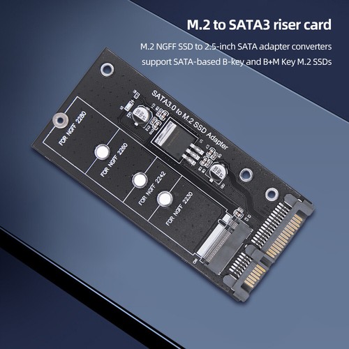 M2 To SATA3.0 SSD Converter B Key Conversion Board Support NGFF 2230 2242 M2 SSD - Afbeelding 7 van 12