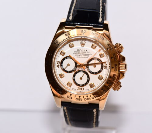 Rolex Daytona Zenith Gelb Gold Lederband Box Papiere 1997 Ref. 16518 - Bild 6 von 12