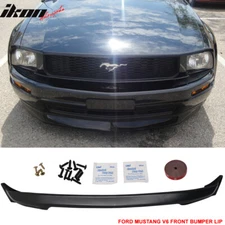 Fits 05-09 Ford Mustang V6 Only 3C Style Front Bumper Lip Spoiler Unpainted PU
