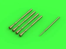 Master MS-AM-72112 1/72 A-1 Skyraider 20mm Cannon w/Flash Hiders & Pitot Tube